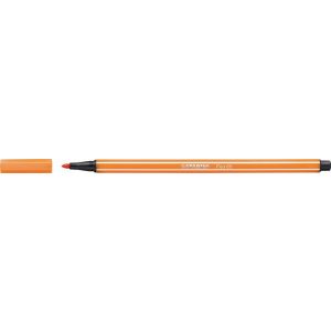 Rostirón, 1 mm, STABILO "Pen 68", halvány narancssárga