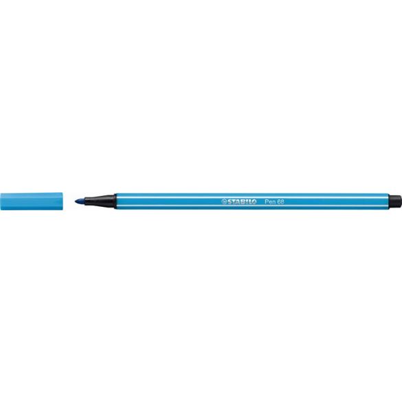Rostirón, 1 mm, STABILO "Pen 68", világoskék