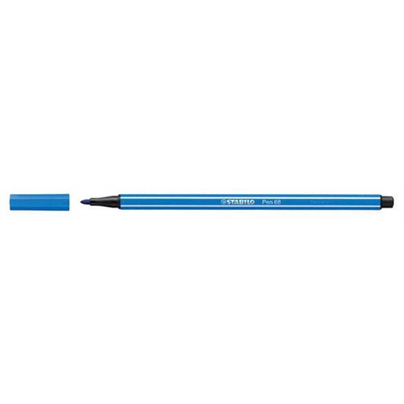 Rostirón, 1 mm, STABILO "Pen 68", sötétkék