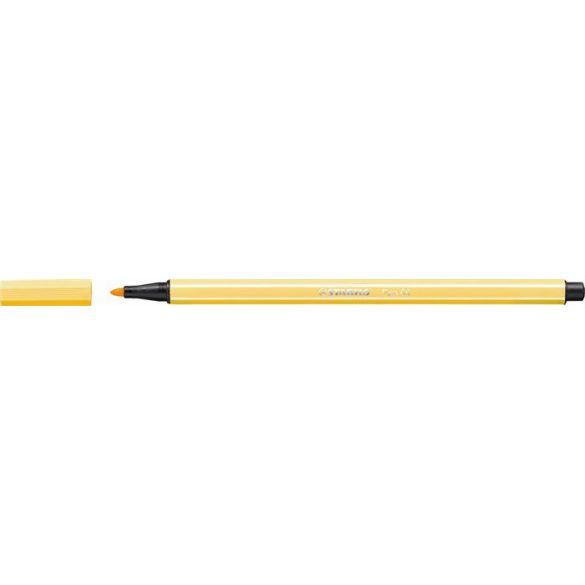 Rostirón, 1 mm, STABILO "Pen 68", sárga