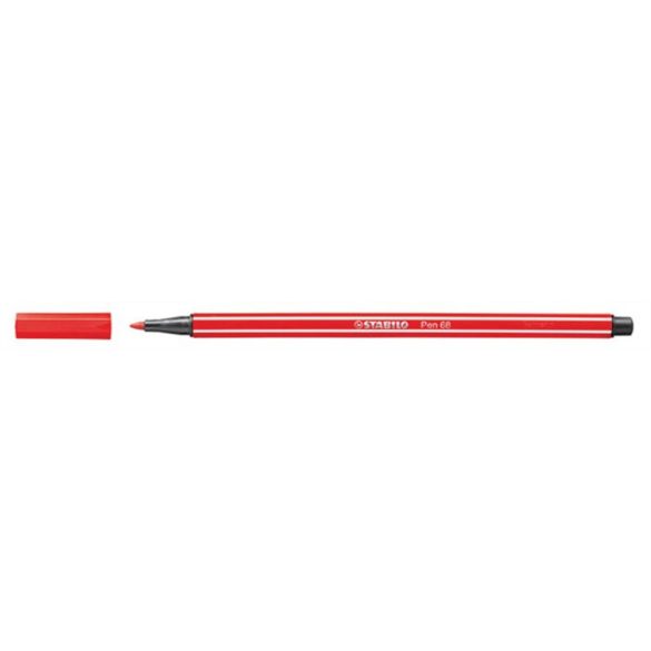 Rostirón, 1 mm, STABILO "Pen 68", kármin piros