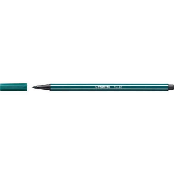 Rostirón, 1 mm, STABILO "Pen 68", türkizzöld
