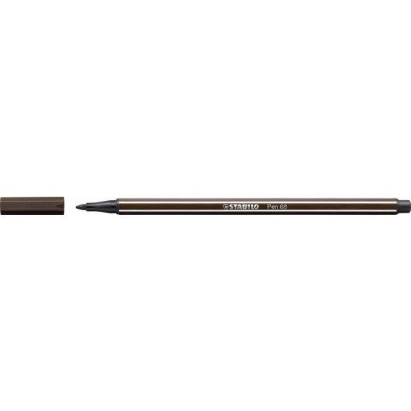 Rostirón, 1 mm, STABILO "Pen 68", kávébarna