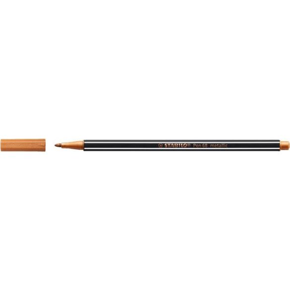 Rostirón, 1 mm, STABILO "Pen 68 metallic", bronz