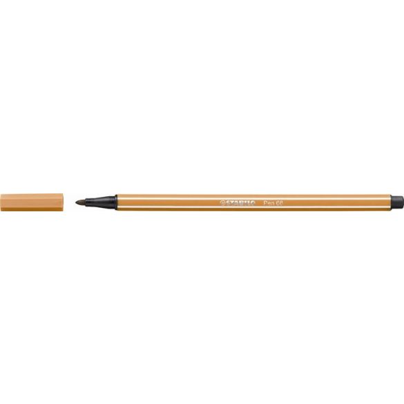 Rostirón, 1 mm, STABILO "Pen 68", sötétokker