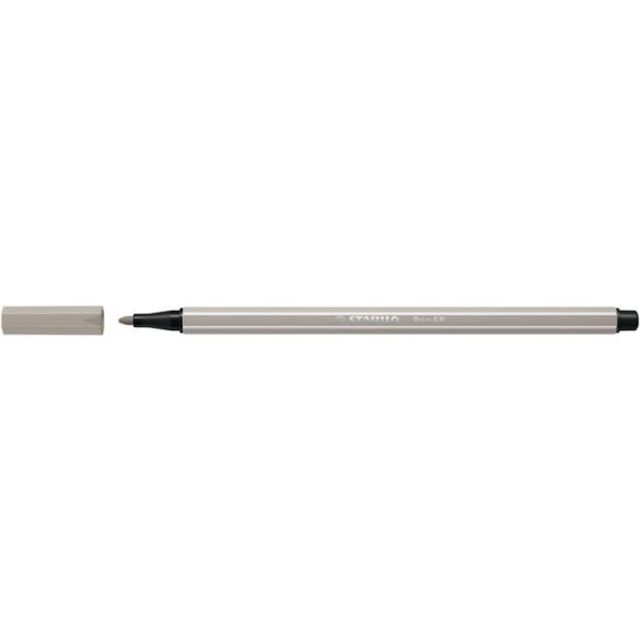 Rostirón, 1 mm, STABILO "Pen 68", melegszürke