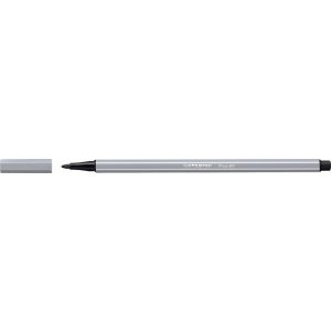 Rostirón, 1 mm, STABILO "Pen 68", közép szürke