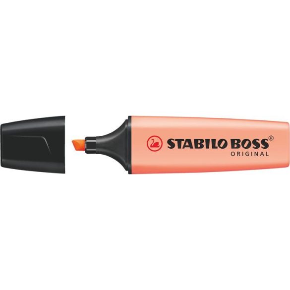 Szövegkiemelő, 2-5 mm, STABILO "BOSS original Pastel", barack