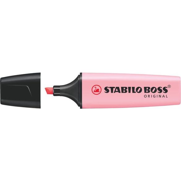Szövegkiemelő, 2-5 mm, STABILO "BOSS original Pastel", rózsa