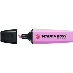   Szövegkiemelő, 2-5 mm, STABILO "BOSS original Pastel", deres málna
