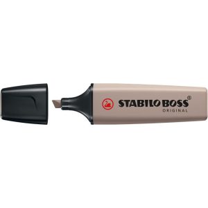 Szövegkiemelő, 2-5 mm, STABILO "BOSS original NatureCOLORS", melegszürke