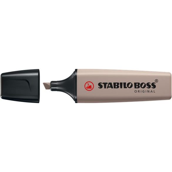 Szövegkiemelő, 2-5 mm, STABILO "BOSS original NatureCOLORS", melegszürke