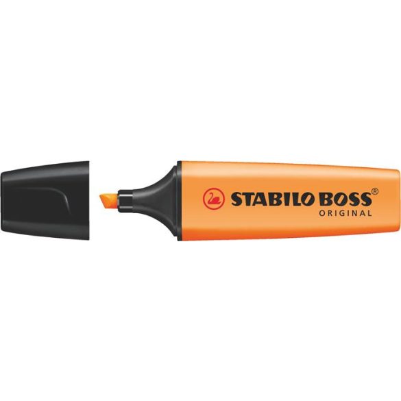 Szövegkiemelő, 2-5 mm, STABILO "Boss", narancssárga