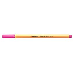   Tűfilc, 0,4 mm, STABILO "Point 88", neon rózsaszín