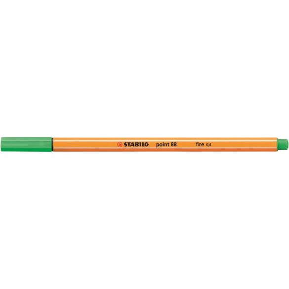 Tűfilc, 0,4 mm, STABILO "Point 88", világos smaragd
