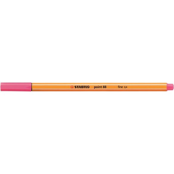 Tűfilc, 0,4 mm, STABILO "Point 88", pinkes lila