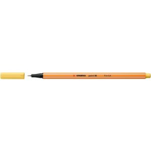 Tűfilc, 0,4 mm, STABILO "Point 88", világossárga
