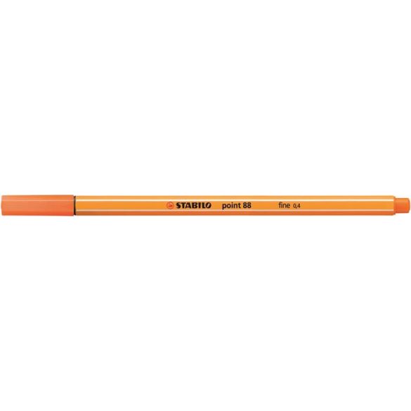 Tűfilc, 0,4 mm, STABILO "Point 88", halvány cinóber