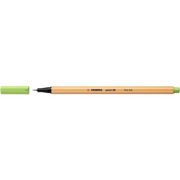 Tűfilc, 0,4 mm, STABILO "Point 88", pisztácia