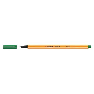 Tűfilc, 0,4 mm, STABILO "Point 88", zöld
