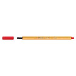 Tűfilc, 0,4 mm, STABILO "Point 88", piros