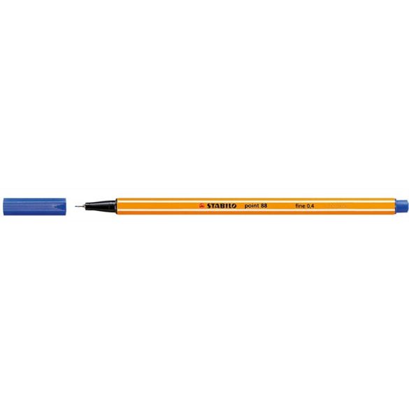 Tűfilc, 0,4 mm, STABILO "Point 88", kék