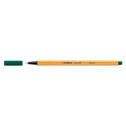 Tűfilc, 0,4 mm, STABILO "Point 88", fenyőzöld
