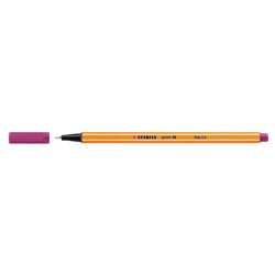 Tűfilc, 0,4 mm, STABILO "Point 88", sötétlila