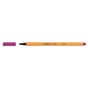 Tűfilc, 0,4 mm, STABILO "Point 88", sötétlila