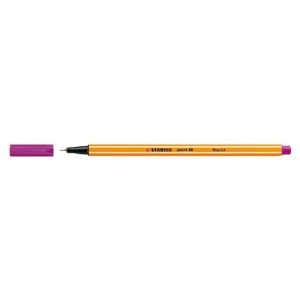 Tűfilc, 0,4 mm, STABILO "Point 88", lila