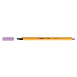 Tűfilc, 0,4 mm, STABILO "Point 88", pasztell lila