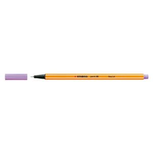 Tűfilc, 0,4 mm, STABILO "Point 88", pasztell lila