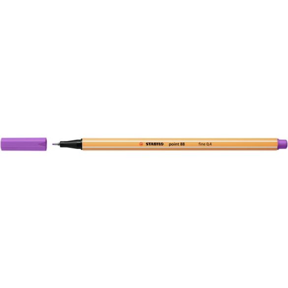Tűfilc, 0,4 mm, STABILO "Point 88", szilva