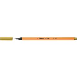 Tűfilc, 0,4 mm, STABILO "Point 88", khaki