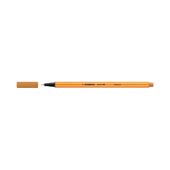 Tűfilc, 0,4 mm, STABILO "Point 88", okkersárga