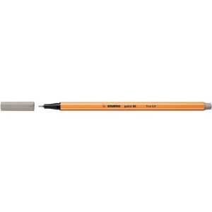 Tűfilc, 0,4 mm, STABILO "Point 88", melegszürke