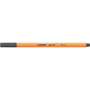 Tűfilc, 0,4 mm, STABILO "Point 88", sötét jégszürke