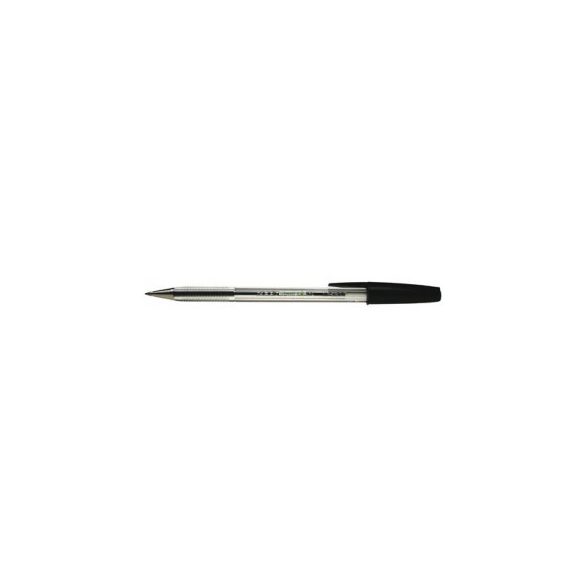 Golyóstoll, 0,3 mm, kupakos, Zebra "N-5200", fekete