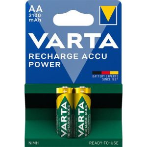 Tölthető elem, AA ceruza, 2x2100 mAh, előtöltött, VARTA "Longlife Accu"