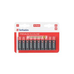 Elem, AA, alkáli, 10 db, VERBATIM "Premium"