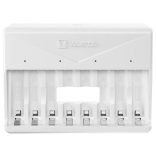 Elemtöltő, AA/AAA, 8 férőhely, akku nélkül, VARTA "Multi"