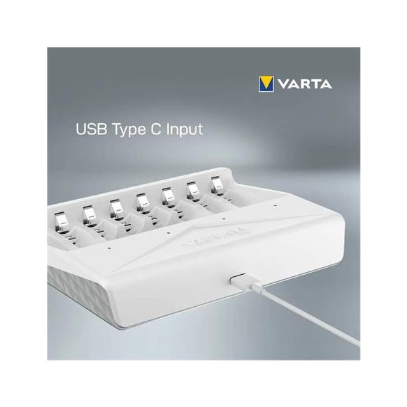 Elemtöltő, AA/AAA, 8 férőhely, akku nélkül, VARTA "Multi"