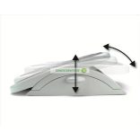 Lábtámasz, állítható magasságú, KENSINGTON "SoleMate Plus", szürke