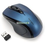 Egér, vezeték nélküli, optikai, közepes méret, USB, KENSINGTON "Pro Fit"