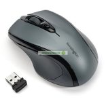 Egér, vezeték nélküli, optikai, közepes méret, USB, KENSINGTON "Pro Fit"
