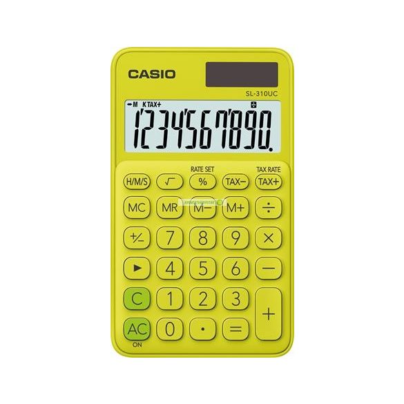 Zsebszámológép, 10 számjegy, CASIO "SL 310"