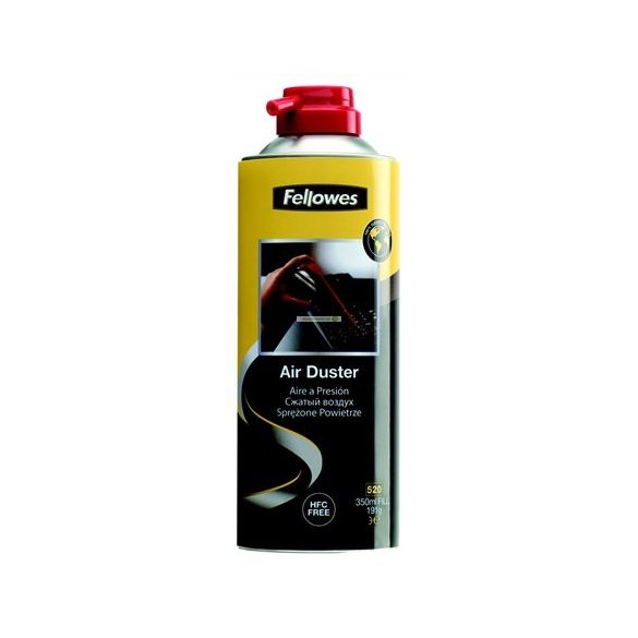 Sűrített levegős porpisztoly, HFC mentes, gyúlékony, 520 ml/350 ml, FELLOWES