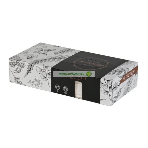 Kozmetikai kendő, 2 rétegű, 100 lapos, "Satino by Wepa"