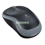 Egér, vezeték nélküli, optikai, közepes méret, USB, LOGITECH "M185"