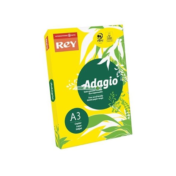 Másolópapír, színes, A/3, 80 g, REY "Adagio"